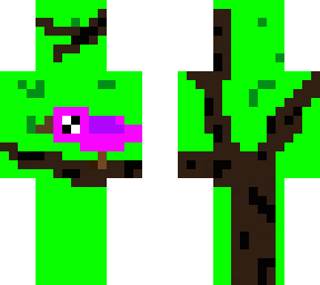 a pink bird is sitting on this tree