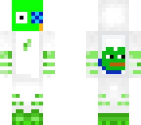 alien in lime relaxo costume with cape