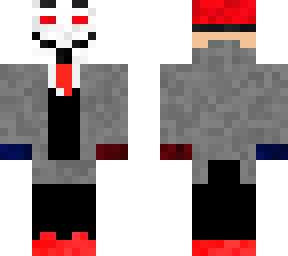 anonymous jacket and gloves