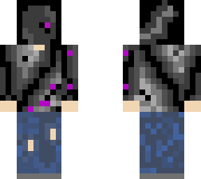 Black Enderman hoodie | Minecraft Skin