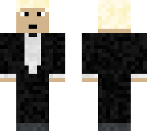 blonde man in a tuxedo