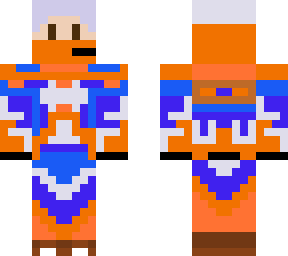 blue and orange gamer ninja