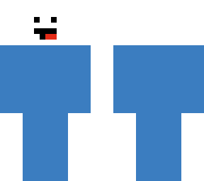 blue man