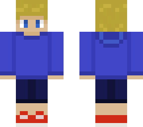 boy with blue hoodie