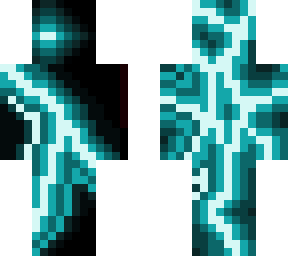 cyan lightning herobrine v2