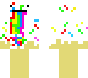 derpy rainbow cake (ik its bad)