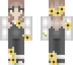 edited sunflower skin (original belongs to "erirabbit7")