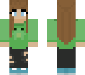 girl with frog hoodie
