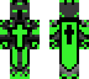green and black knight