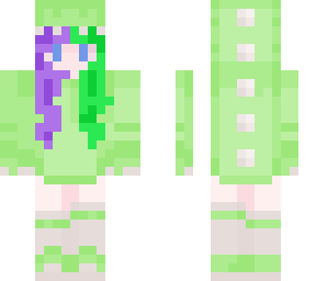 green and purple