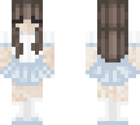 light blue maid