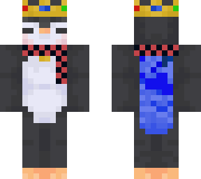 penguin with crown
