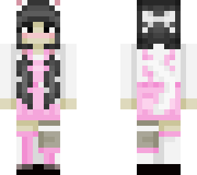 pink cat girl - kitty ~ by mairayaaa