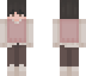 pink sweatervest