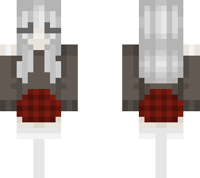 plaid skirt