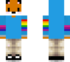 pride fox | Minecraft Skin