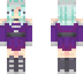 purple dress
