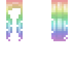 rainbow hair base