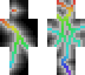 rainbow lightning herobrine v2