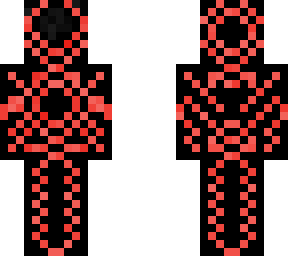 red and black tiled