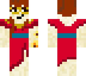 red dress with glasses