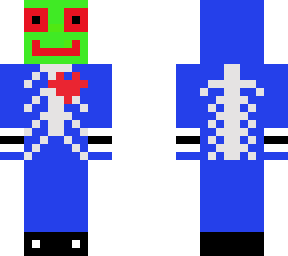 skeleton creepy man