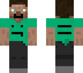 steve with noob shirt