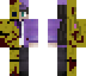 the man behind the slaughter (william afton) fnaf in spring bonnie costume