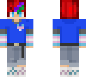 trans boy ( red hair )