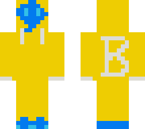 yellow and blue ghost
