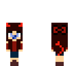 baby demon blue