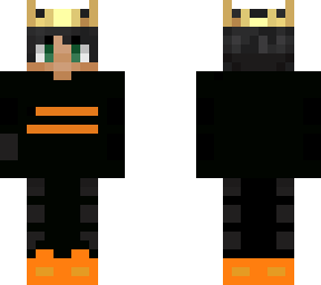 black orange and blaack
