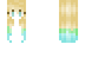 blonde fading to blue