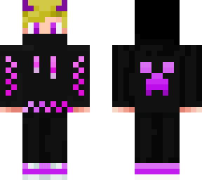 blonde purple devil boy