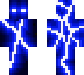 blue lightthing herobrine