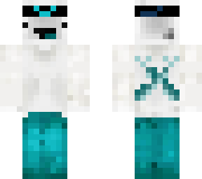 blue ninja theme bedless noob