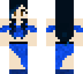 blue top and skirt girl edited
