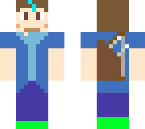 boy blue con arco