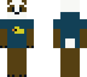 brown panda duck hoodie