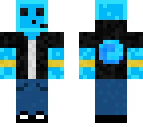 cool teen slime gamer (blue)