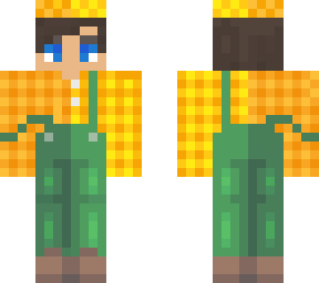 corn farmer with hat