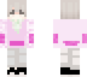 cute pink school boy