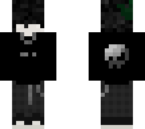 emo kid with green hair