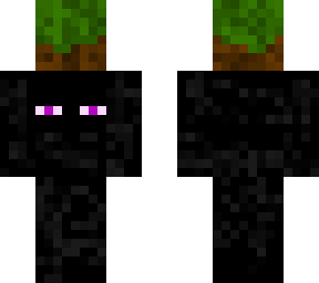 enderman holding grass