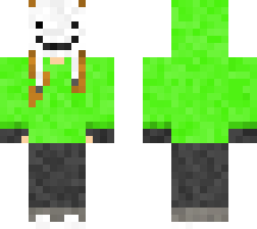 female dream varient- green, mask + gloves