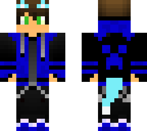 gamer boy ice wolfer skin