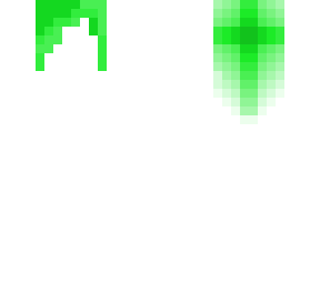 girls hair (green)
