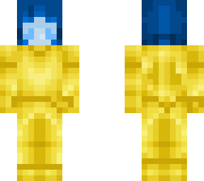idk gold with blue head idk