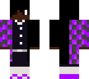 me as a moon breathing demon slayer with half black haori