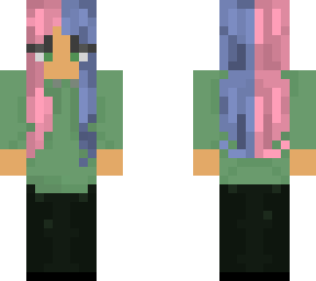 my skin but green??